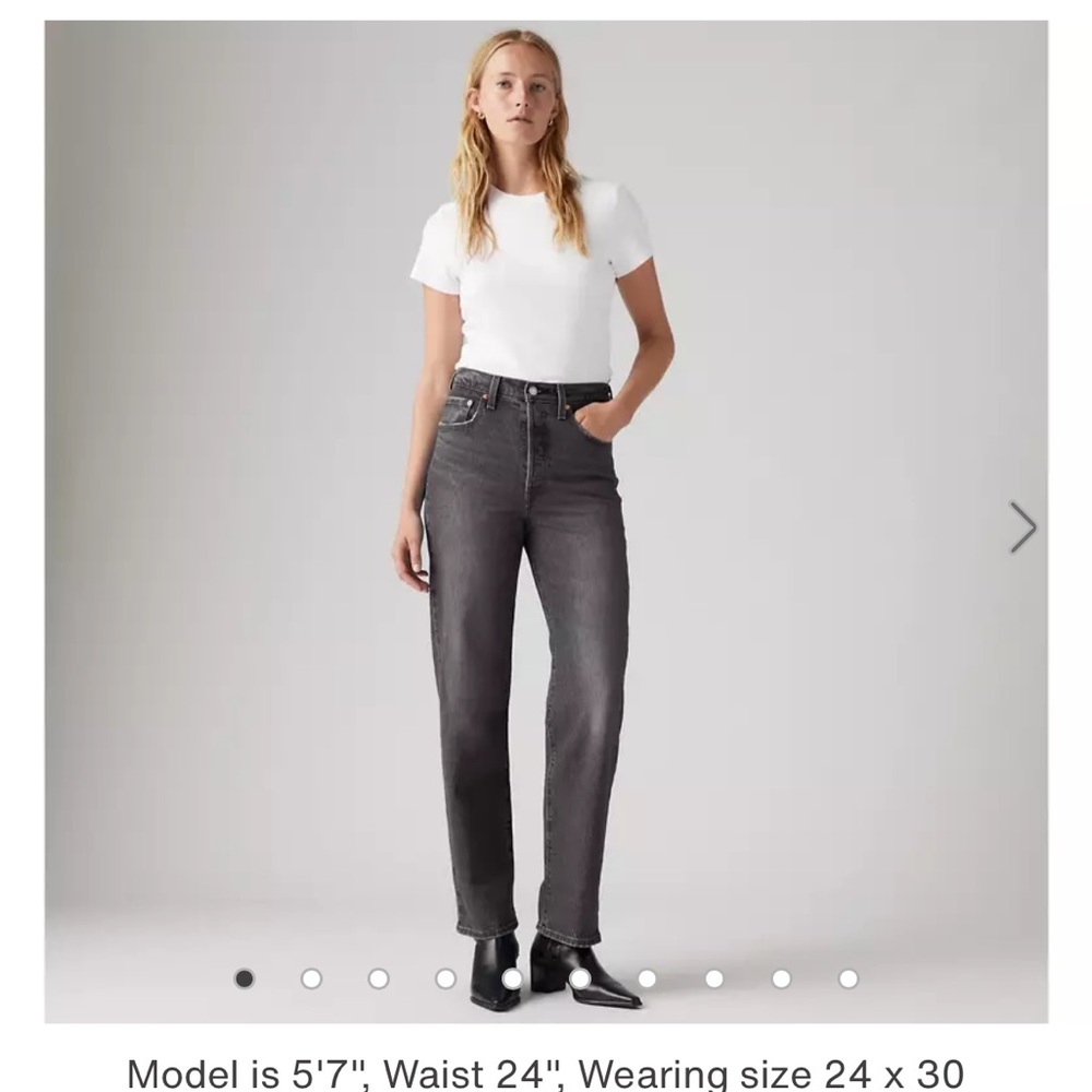 Levi’s ribcage straight ankle